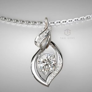 Mặt dây chuyền đá quý Sapphire - Tahi 7643