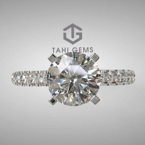 Nhẫn nữ đá quý Moissanite - Tahi 7652