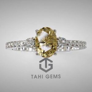 Nhẫn nữ đá quý Sapphire vàng - Tahi 7656