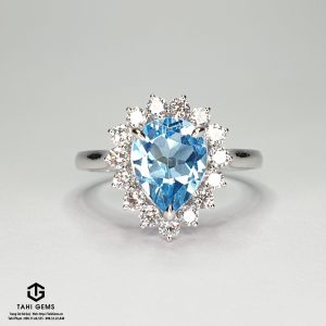 Nhẫn nữ đá quý Topaz - Tahi 7663
