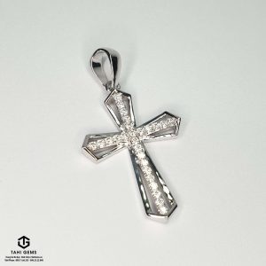 Mặt dây chuyền Thánh giá Kim cương - Tahi 7668