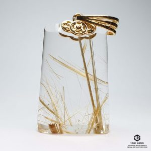 Mặt dây Thạch anh tóc vàng - Tahi 7671