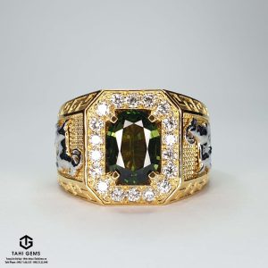 Nhẫn nam Sapphire họa tiết Dê - Tahi 7670