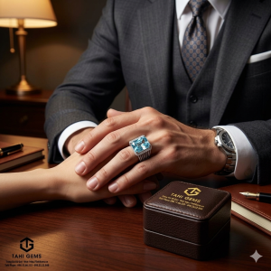 Nhẫn nam đá Zircon - Tahi 7667