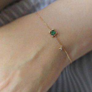 Tahi 316 - Lắc tay Emeral chữ nhật