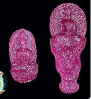 Mặt dây chuyền Phật đá Ruby - Tahi 7669