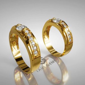 Nhẫn cưới Moissanite - Tahi 7676