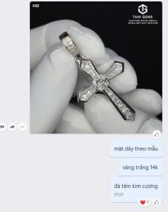 Mặt dây chuyền Thánh giá - Tahi 7679