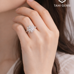 Nhẫn nữ Kim cương - Tahi 7664