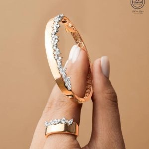 Tahi 335 - Bộ đôi lắc tay - nhẫn Kim cương
