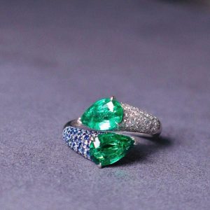 Tahi 525 - Nhẫn nữ Emerald