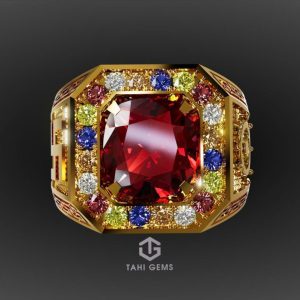 Nhẫn nam Ruby - Tahi 7728