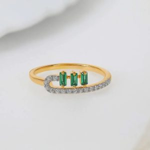 Tahi 526 - Nhẫn nữ Emerald