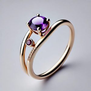 Tahi 528 - Nhẫn nữ Amethyst
