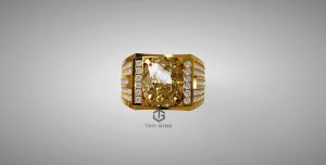Nhẫn nam Citrine - Tahi 7735