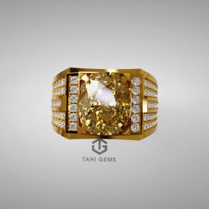 Nhẫn nam Citrine - Tahi 7735