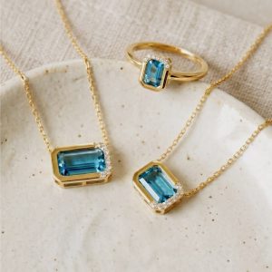 Tahi 395 - Mặt dây chuyền Aquamarine