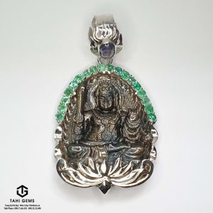 Mặt dây Phật Sapphire - Tahi 7755