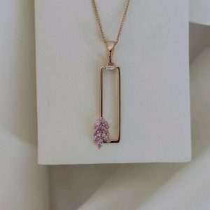 Tahi 392 - Mặt dây chuyền hình học đá Sapphire