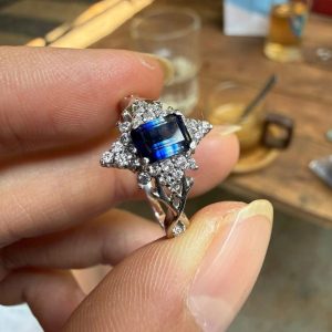 Tahi 542 - Nhẫn nữ đá Sapphire