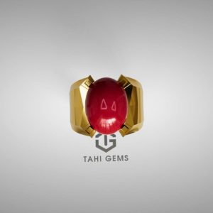 Nhẫn nam đá quý Ruby - Tahi 7776