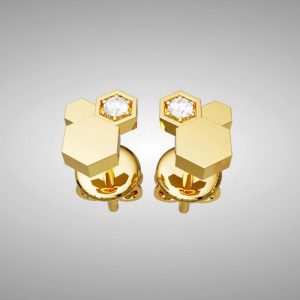 Đôi bông tai nữ Moissanite - Tahi 7779