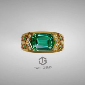 Nhẫn nam Emerald - Tahi 7772
